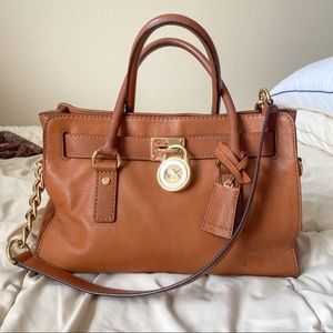 MICHAEL KORS Hamilton Bag Brown Small